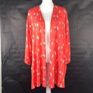 Crescent woman’s cactus kimono